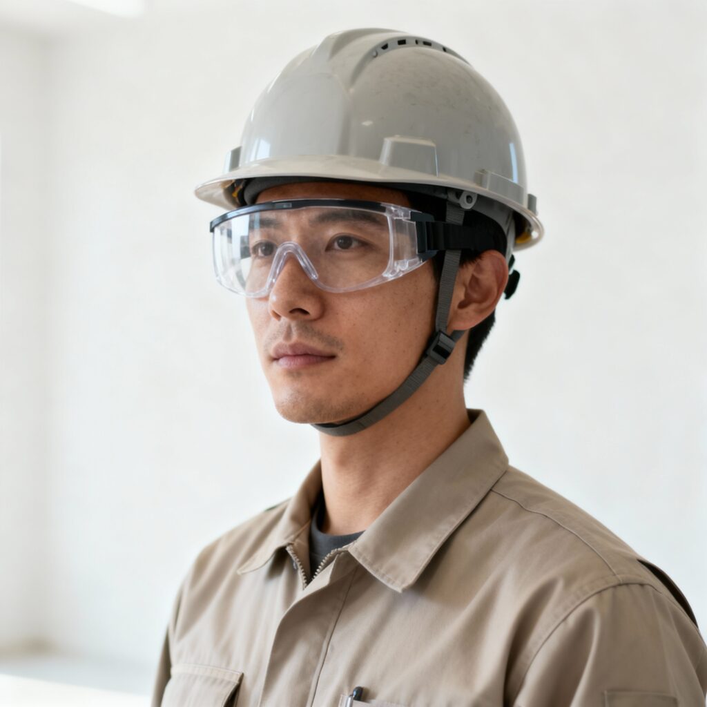 Cuidados com epi: capacete e óculos